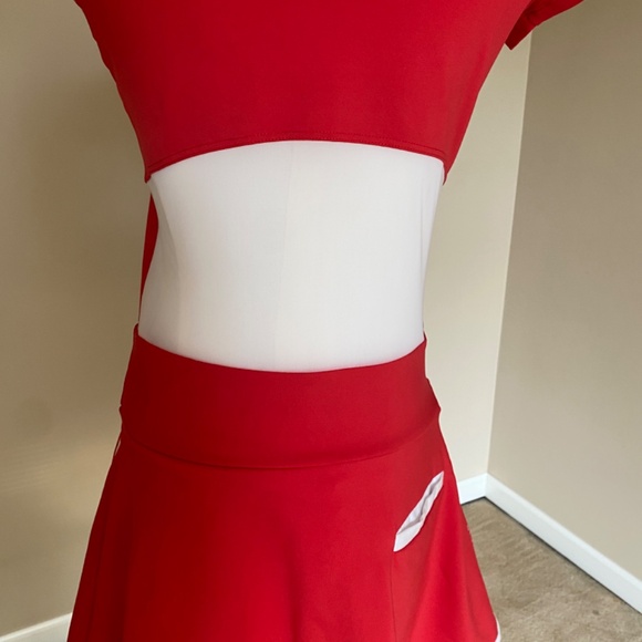 Olayasport Red Athena Dress Size Small - Picture 10 of 16